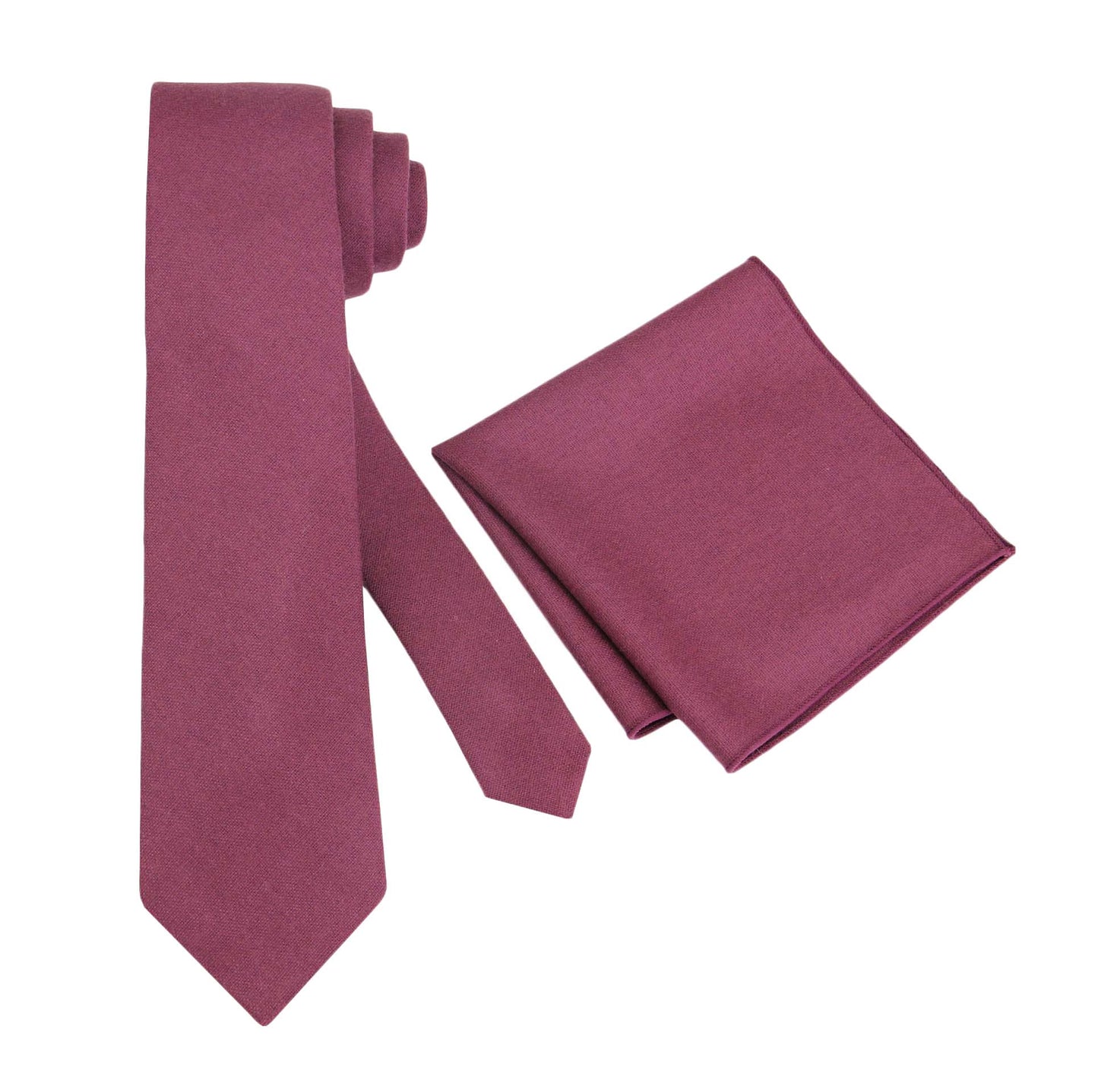 Men's Wool Pocket Square - Chianti Color Match for David's Bridal Dresses | Perfect for Weddings | Formal Events