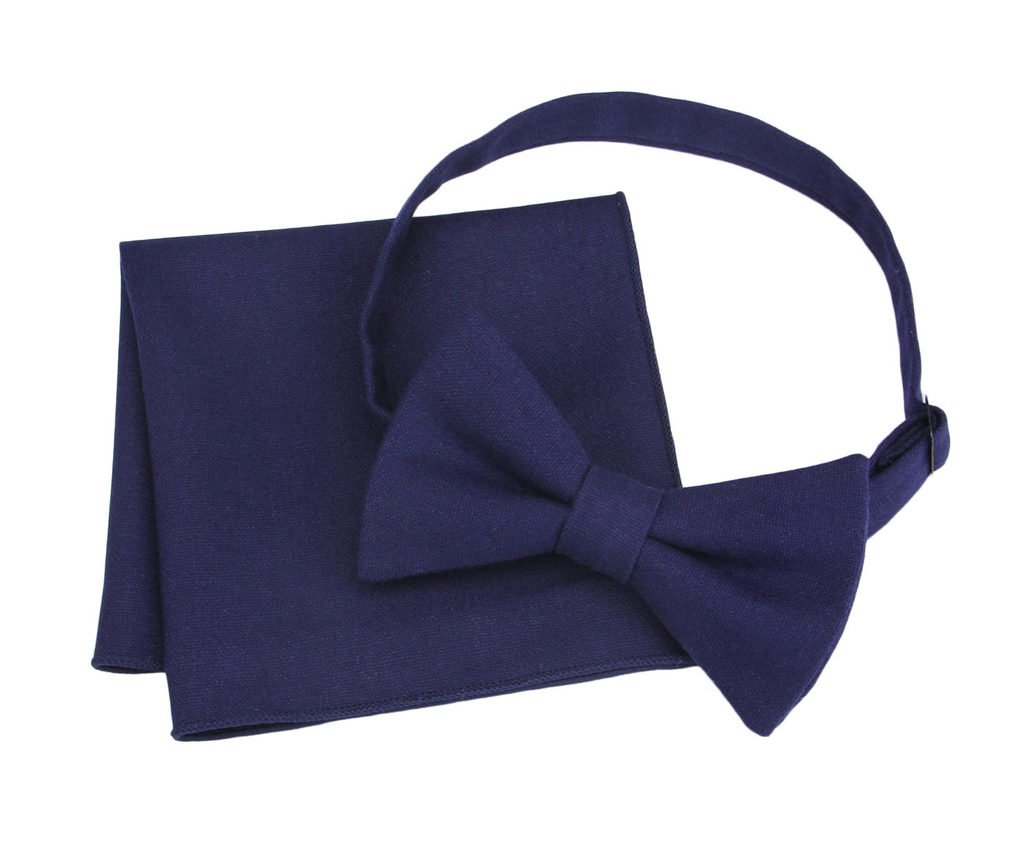 Marine Men's Bow Ties. Navy Pre-tied Bow Ties for Suit. Bow Tie Gift Set