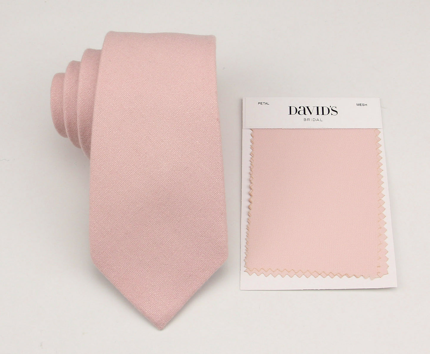 Petal Pink Wool Ties. Best Wedding Tie for Groom.