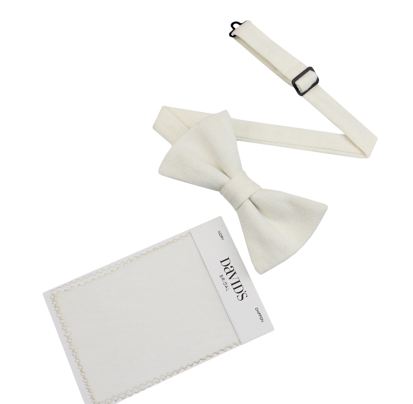 Ivory Bow Ties for Men. Wooden Bow Tie