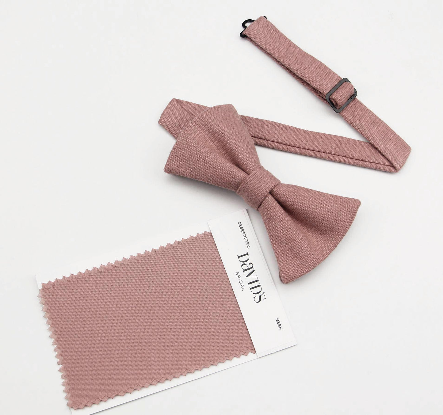 Classic Wool Pretied Bow Ties - Desert Coral Bow Tie. Adult & Kids Sizes