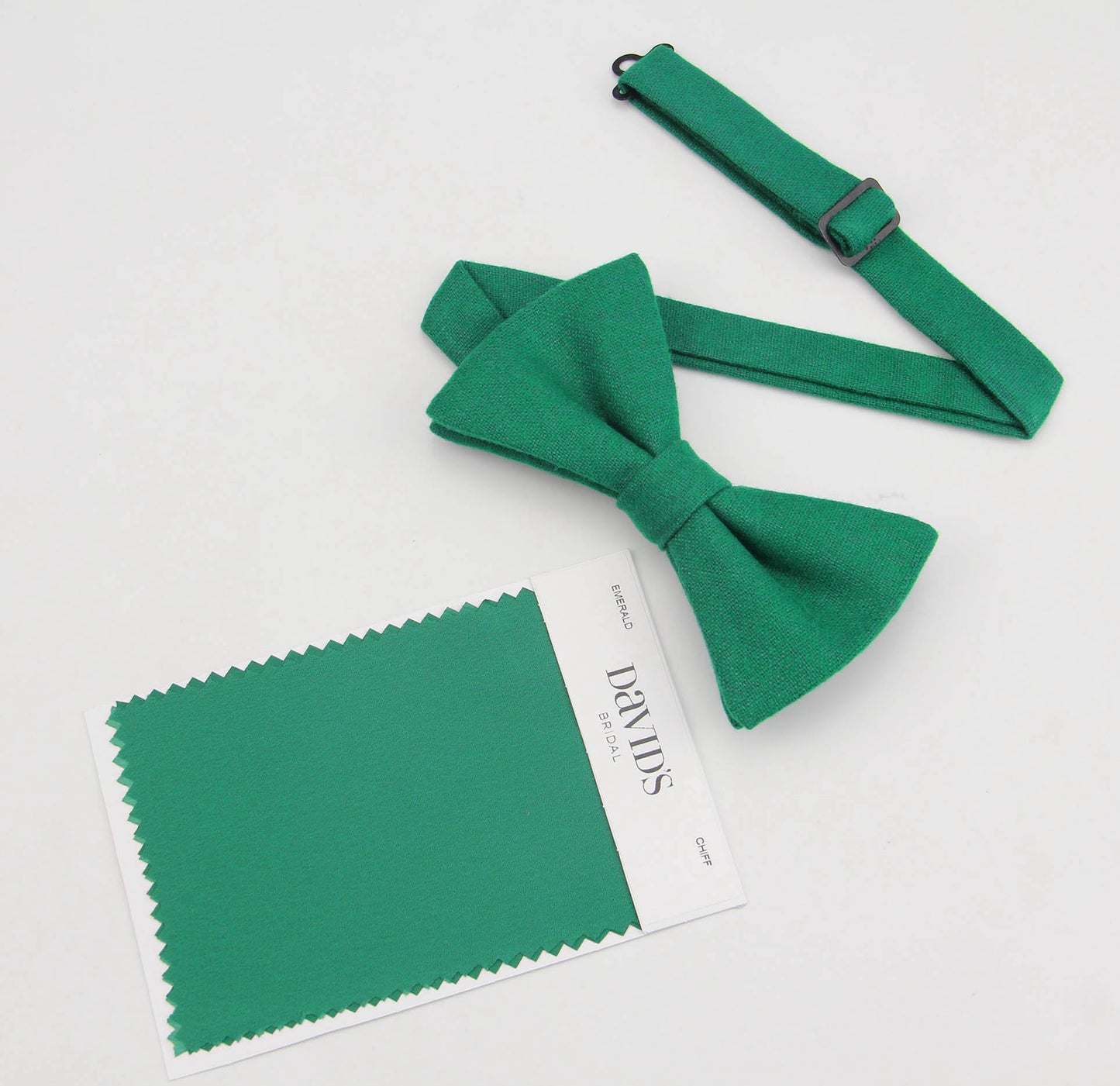 Emerald Pretied Bow Ties - Green Wool Bow Ties for Men. Adult | Kids Sizes