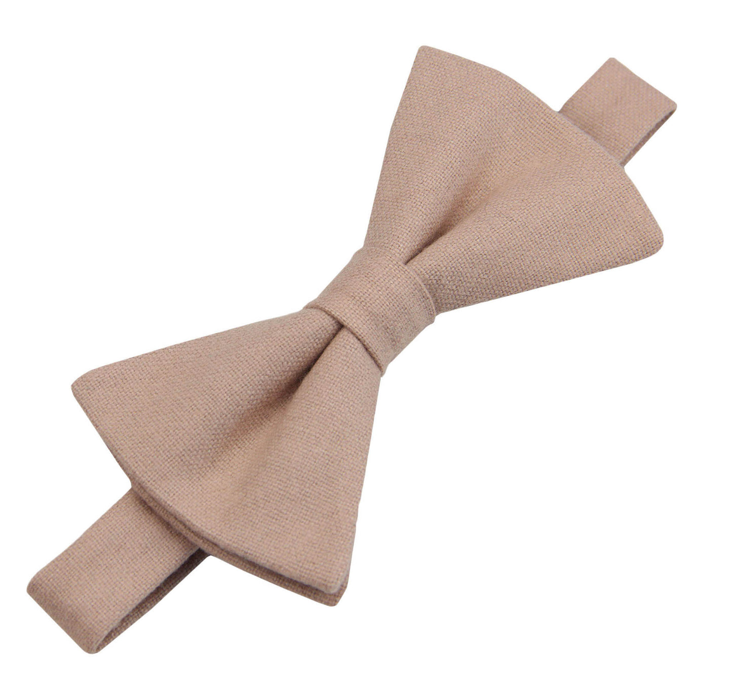 Mens Sand Bow Tie Set