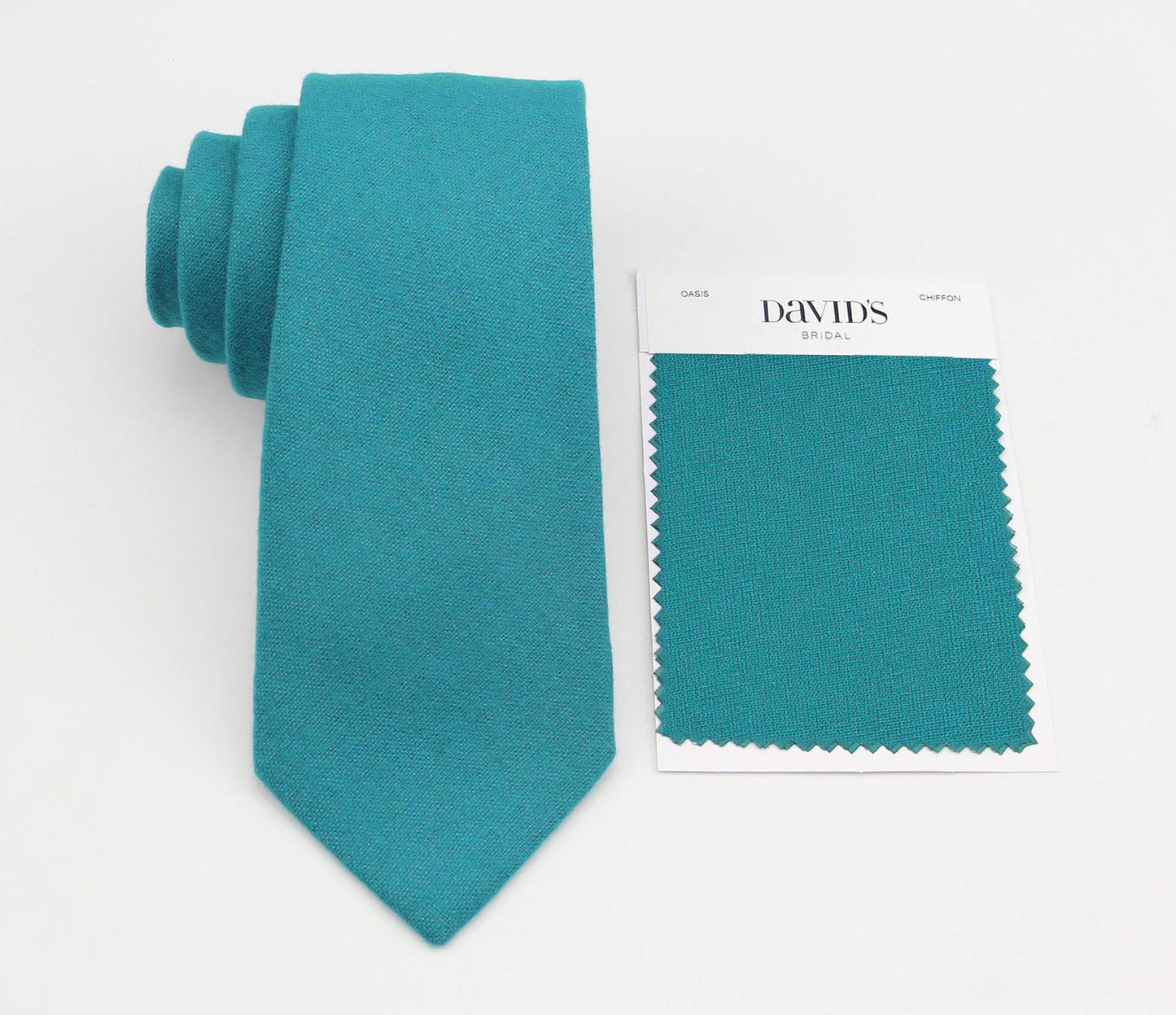 Oasis Ties for Mens. Solid Woole Ties. Groomsmen Ties