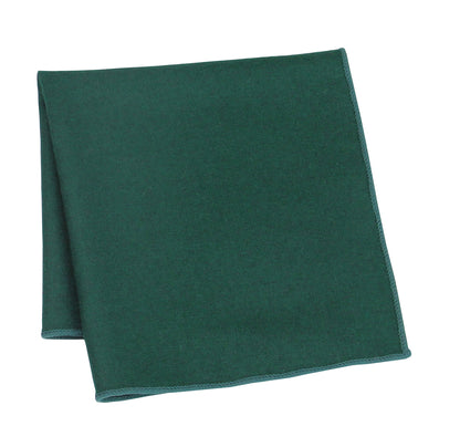 Hunter Green Pocket Squares. Juniper Wedding Pocket Squares