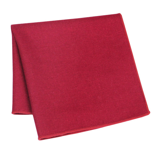 Apple Red Pocket Squares. - Stylish Accessory, Ideal for Groom, Elegant Design