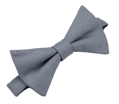 Dusty Blue Wool Bow Ties. Men's Pre Tied Bow Tie.Formal bow ties. Men's Gift