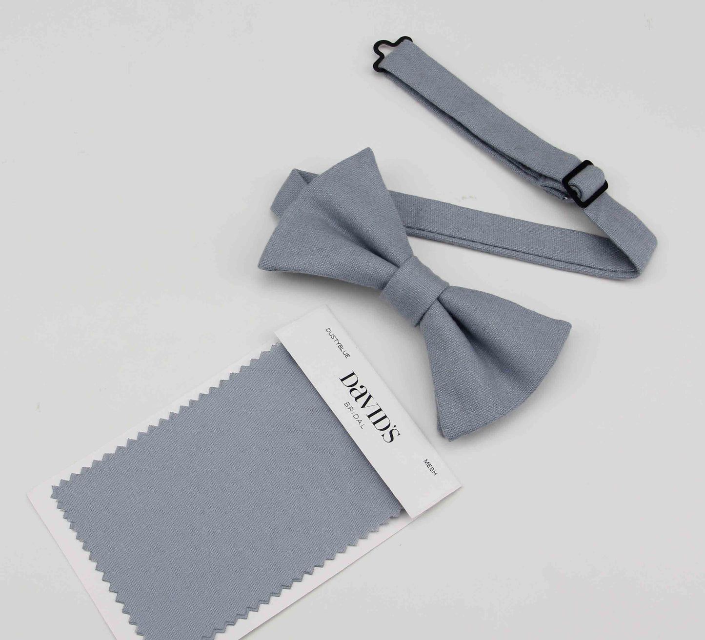 Dusty Blue Wool Bow Ties. Men's Pre Tied Bow Tie.Formal bow ties. Men's Gift