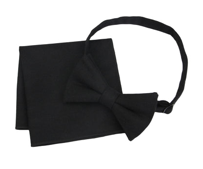 Black Men's Bow Ties.Black Bow Ties for Suit. Wedding Tuxedo Tie