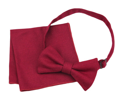 Apple Red Pocket Squares. - Stylish Accessory, Ideal for Groom, Elegant Design