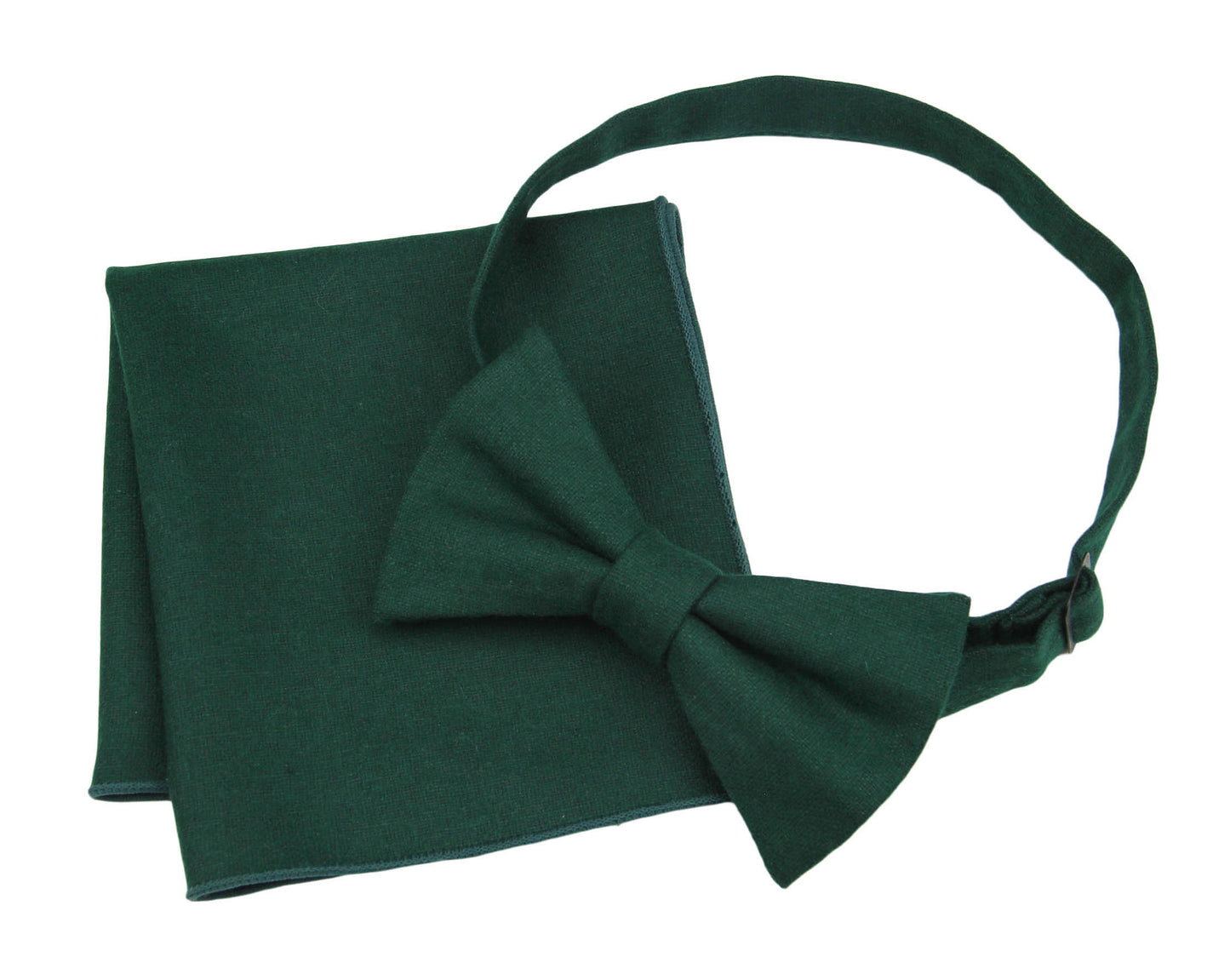 Hunter Green Pocket Squares. Juniper Wedding Pocket Squares