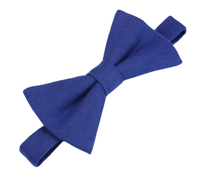 Sapphire / Royal Blue Solid Pre Tied Bow Tie . Groom Bow Ties