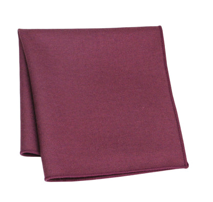 Men's Wool Pocket Square - Chianti Color Match for David's Bridal Dresses | Perfect for Weddings  | Formal Events