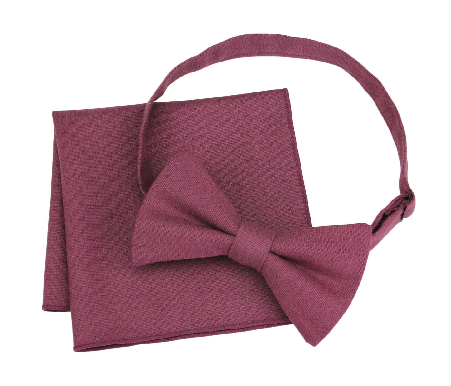 Men's Wool Pocket Square - Chianti Color Match for David's Bridal Dresses | Perfect for Weddings  | Formal Events