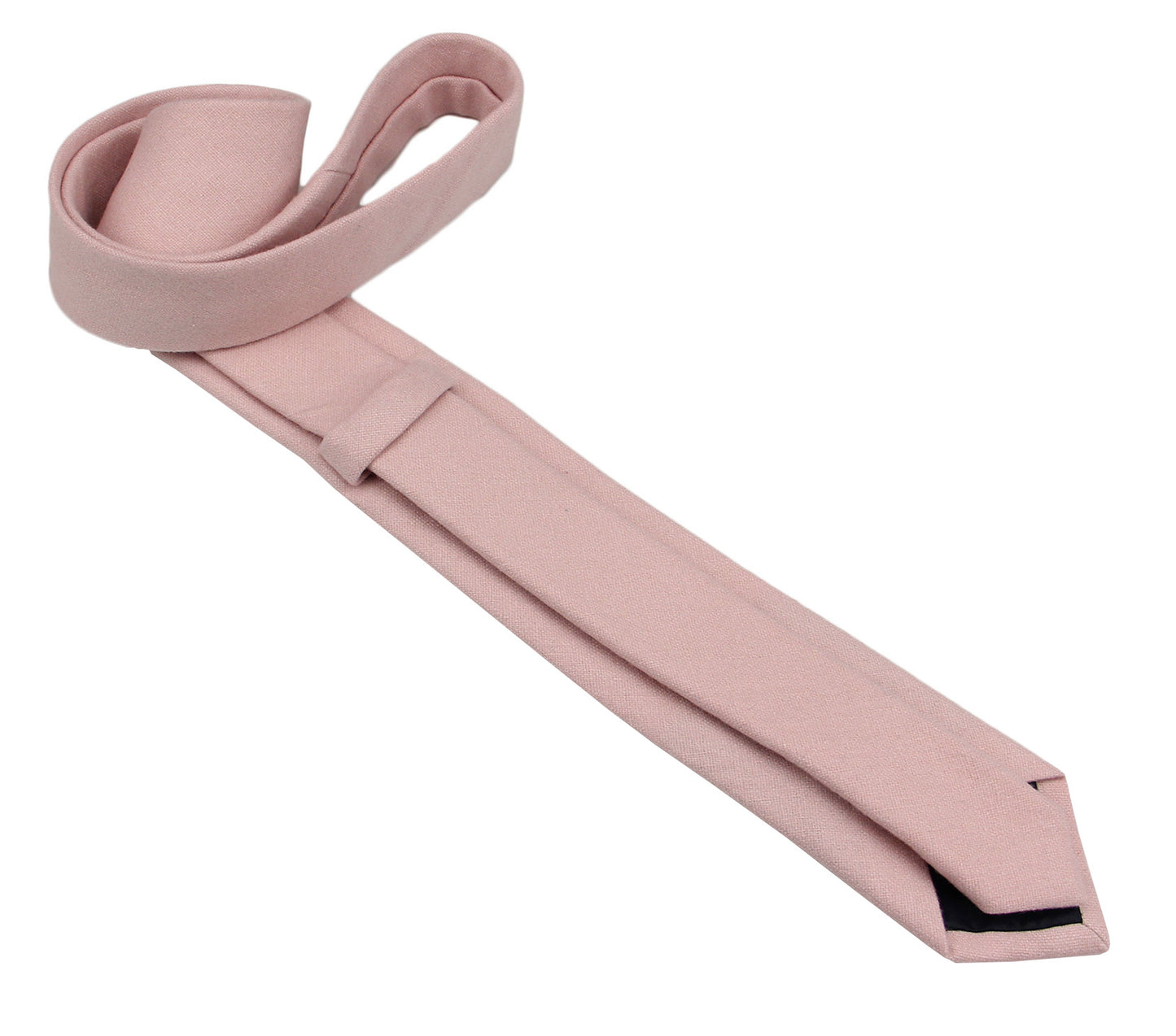 Petal Pink Wool Ties. Best Wedding Tie for Groom.