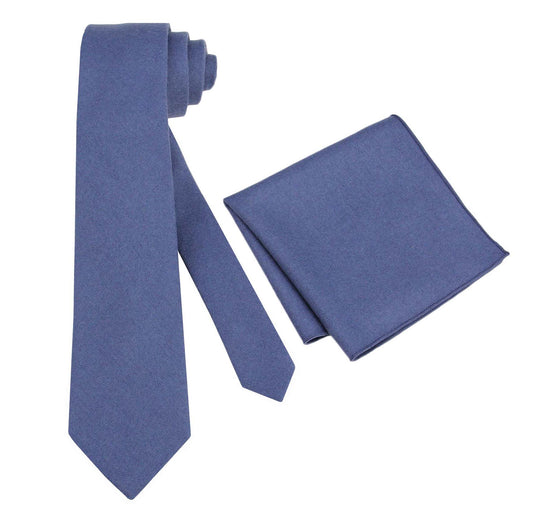 Steel Blue NeckTies for Wedding. Dark Blue Groom and Groomsmen Ties