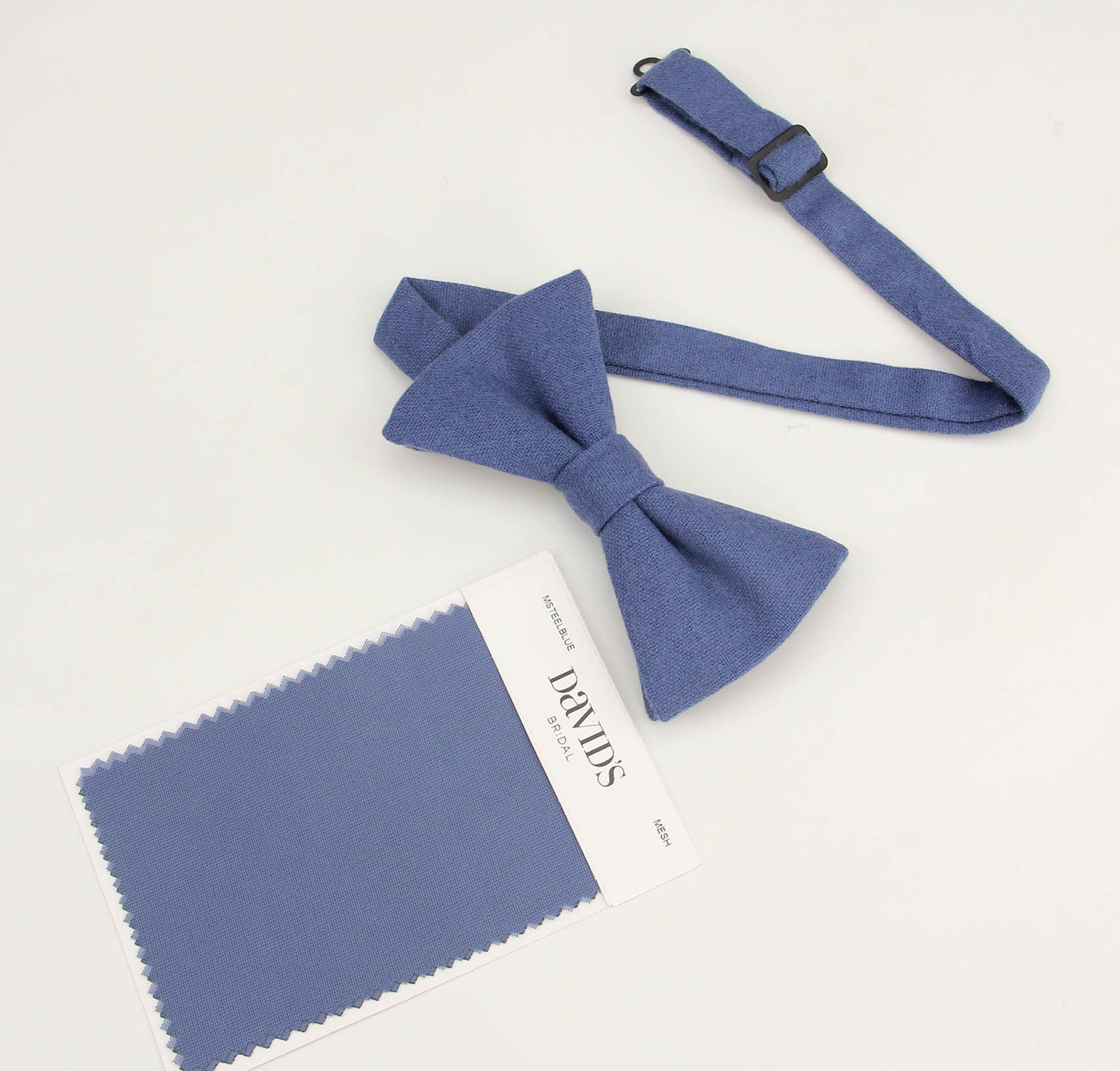 Steel Blue Bow Ties for Wedding. Dark Blue Groom and Groomsmen Bow Tie