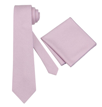 Iris Plain Ties. Skinny Tie for Men. Light purple Slim Tie. Accessory for Weddings