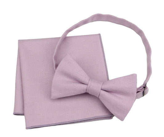 Light Purple Plain Bow Ties. Iris Bow Tie for Groomsmen. Accessory for Weddings