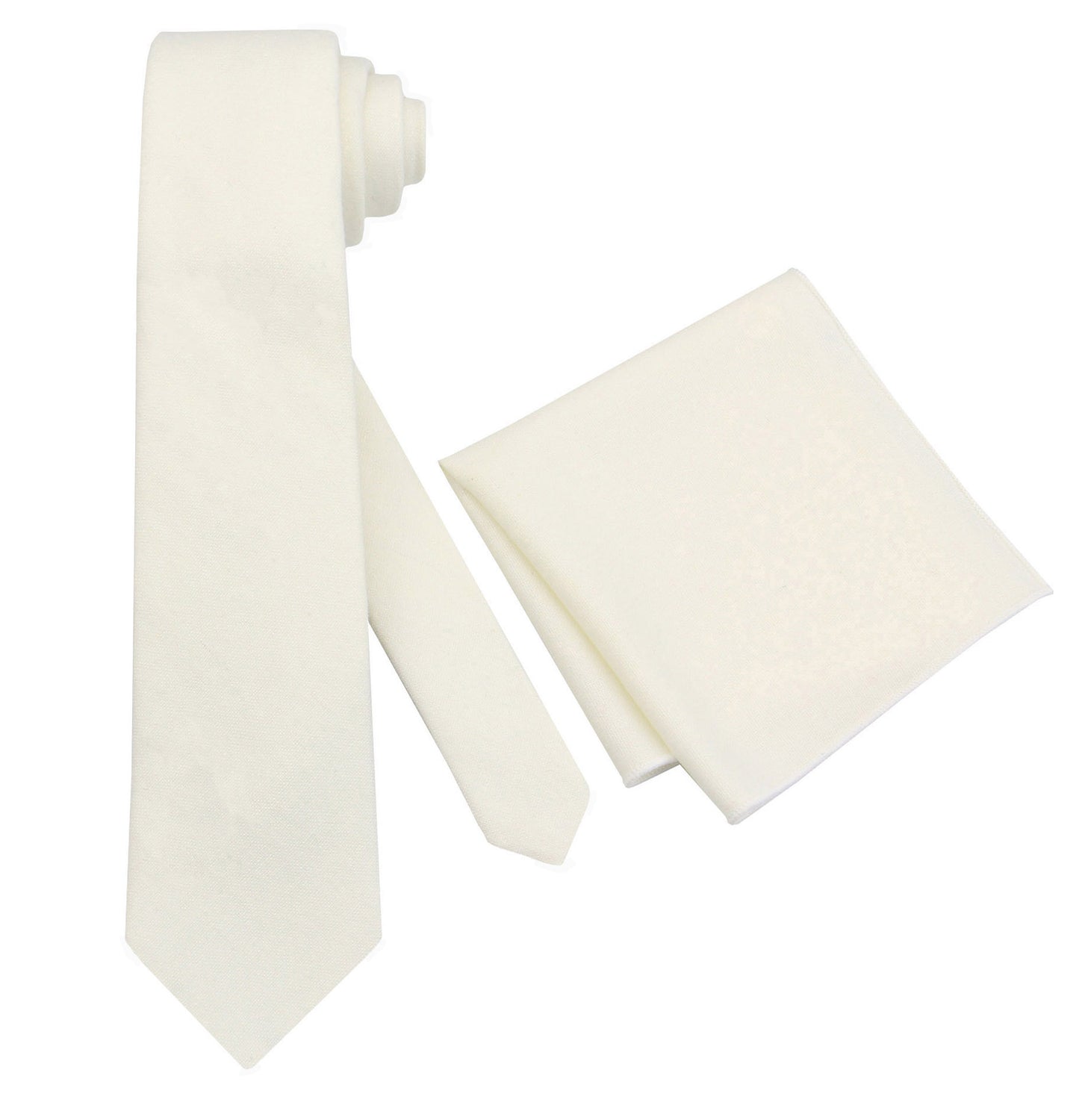 Ivory Wooden Pocket Squares. Mens Ties and Pocket Squares