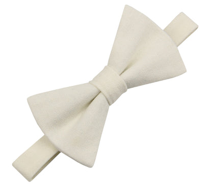 Ivory Bow Ties for Men. Wooden Bow Tie