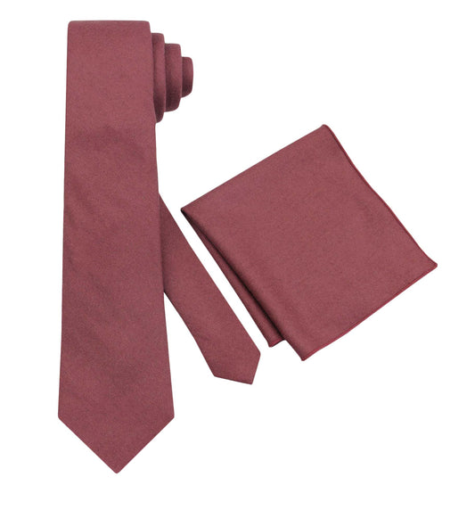 Desert Rose/ Rosewood Wedding Wool Ties  Comfort for Weddings, Gifts / Everyday Elegance