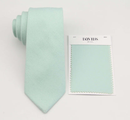 Mint Green NeckTies for Wedding. Spa Groom and Groomsmen Ties