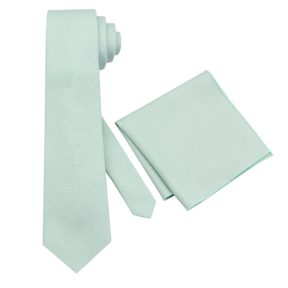 Mint Green Pocket Squares for Wedding. Spa Groom and Groomsmen Pocket Squares