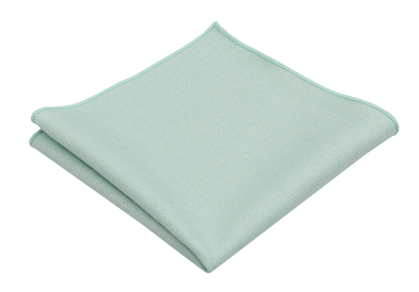 Mint Green Pocket Squares for Wedding. Spa Groom and Groomsmen Pocket Squares