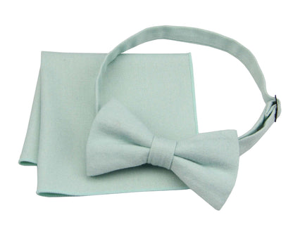 Mint Green Bow Ties for Wedding. Spa Groom and Groomsmen Bow Tie