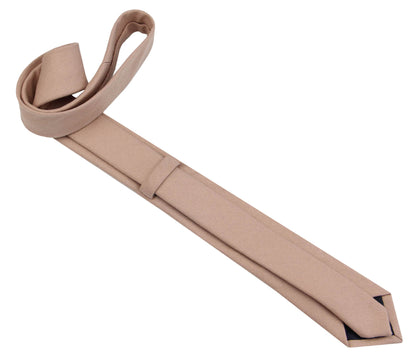 Sand Skinny Tie for Groom