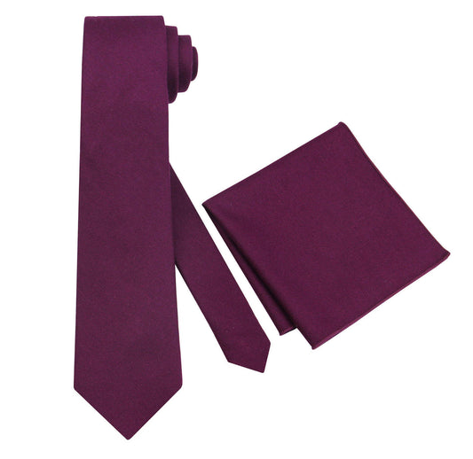 Sangria Wool Tie -Styles in Standard, Extra-Long Tie for Men