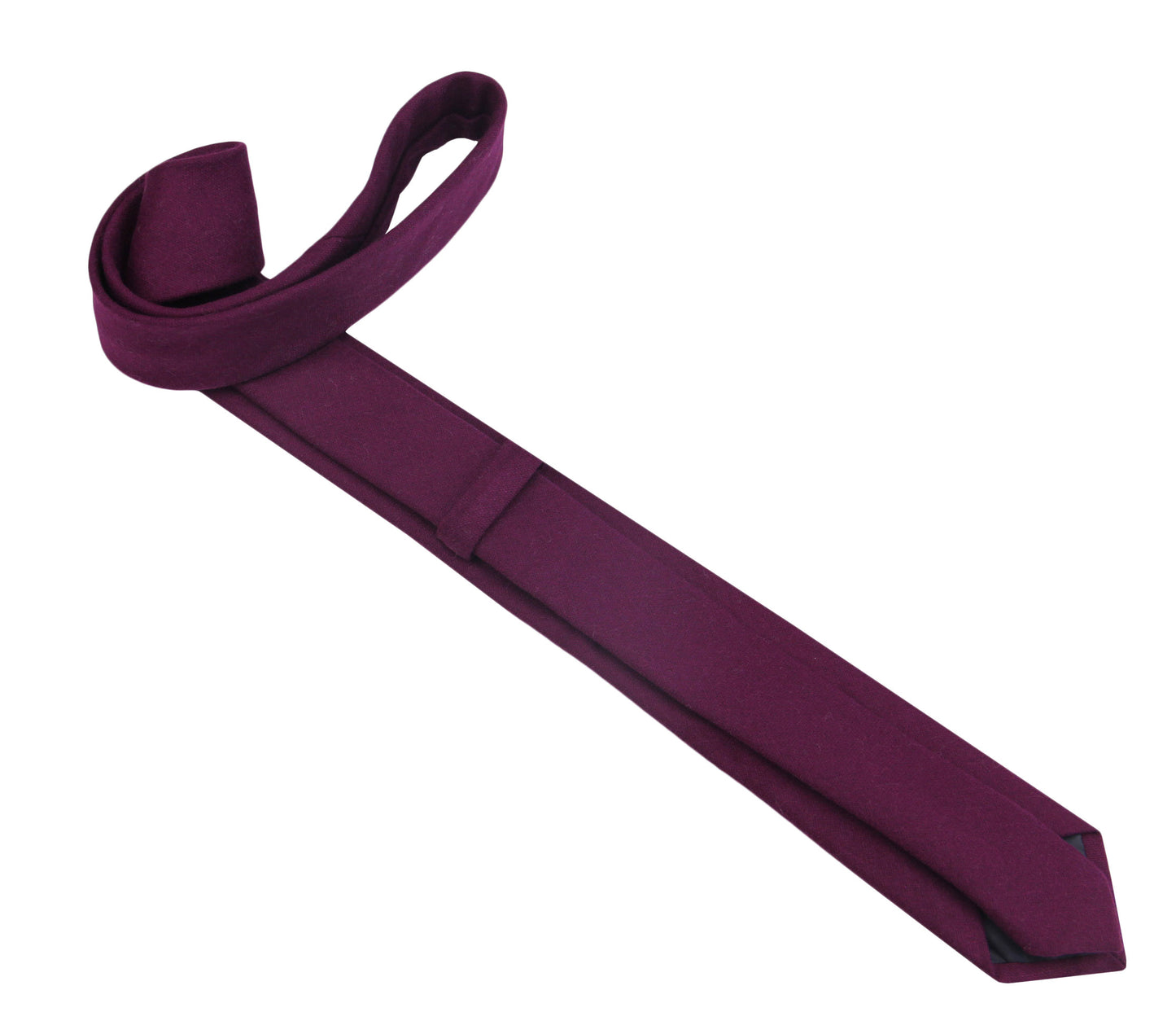 Sangria Wool Tie -Styles in Standard, Extra-Long Tie for Men