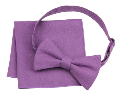 Wisteria Bow Ties for Men. Light Purple Mens Bow Ties