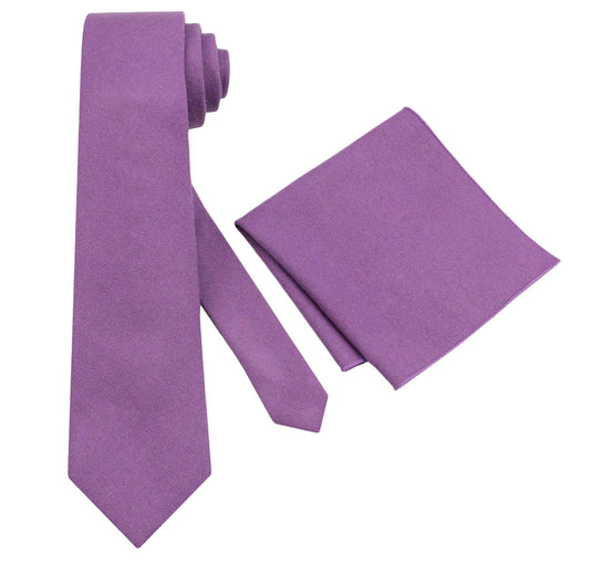 Wisteria Ties for Men. Light Violet Mens Necktie